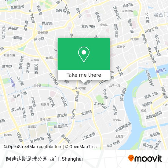 阿迪达斯足球公园-西门 map