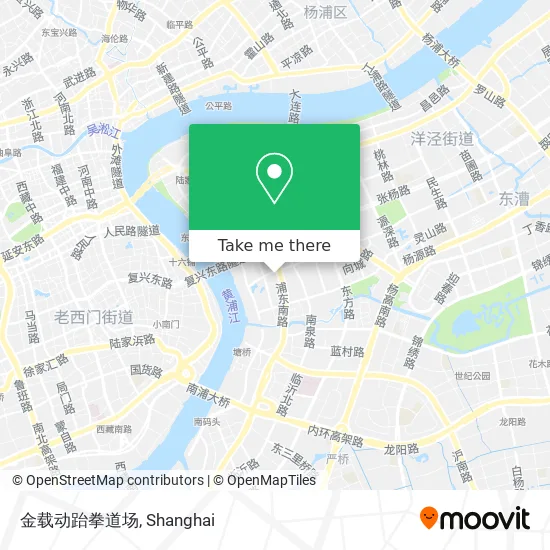 金载动跆拳道场 map
