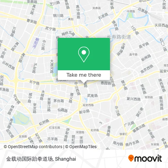 金载动国际跆拳道场 map