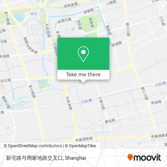 新宅路与周家地路交叉口 map