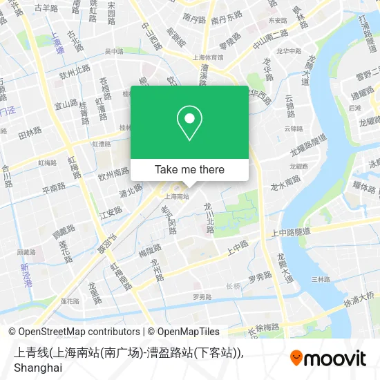 上青线(上海南站(南广场)-漕盈路站(下客站)) map