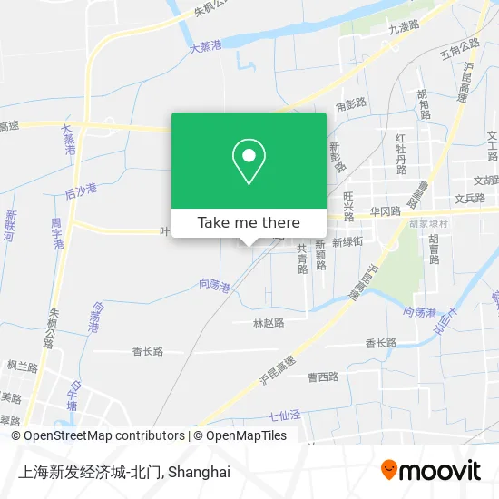 上海新发经济城-北门 map
