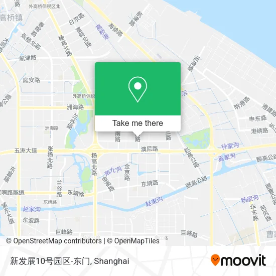 新发展10号园区-东门 map