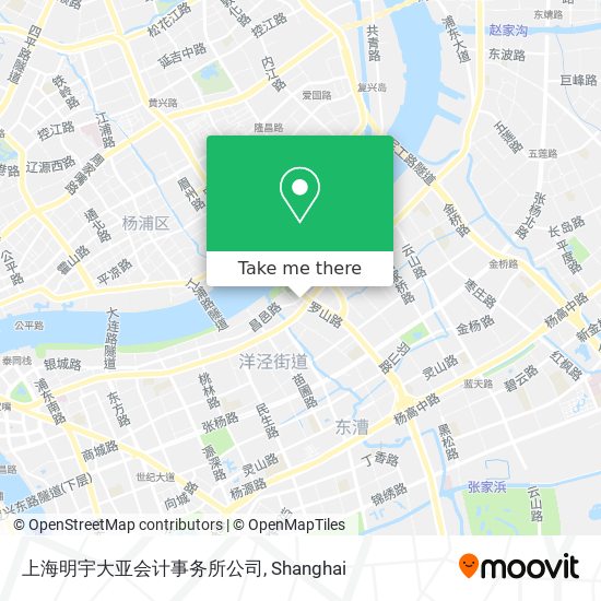 上海明宇大亚会计事务所公司 map