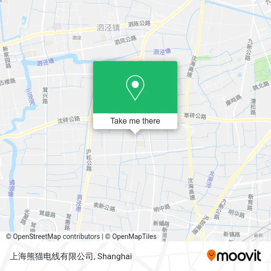 上海熊猫电线有限公司 map