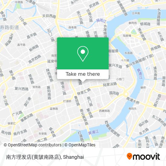 南方理发店(黄陂南路店) map