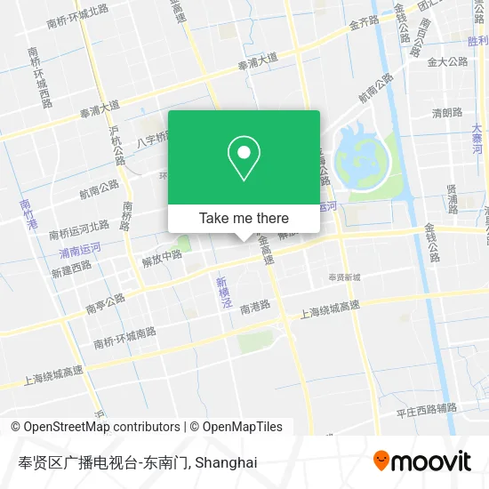 奉贤区广播电视台-东南门 map