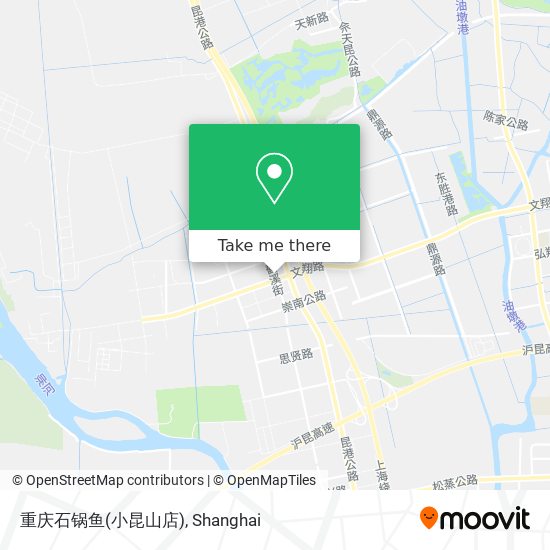 重庆石锅鱼(小昆山店) map