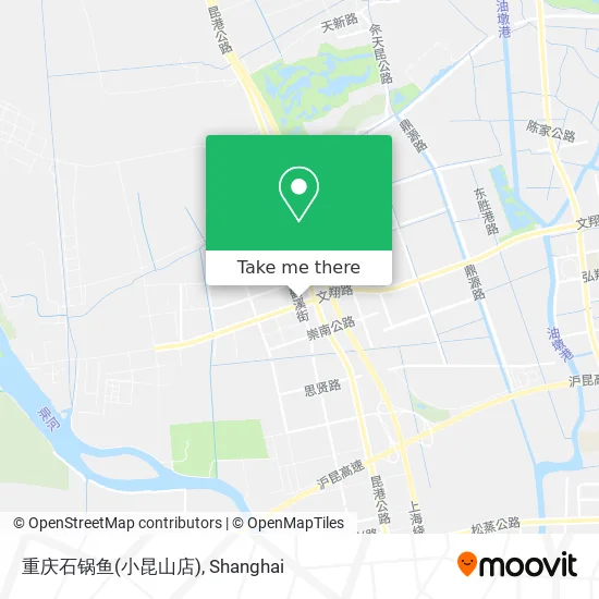 重庆石锅鱼(小昆山店) map