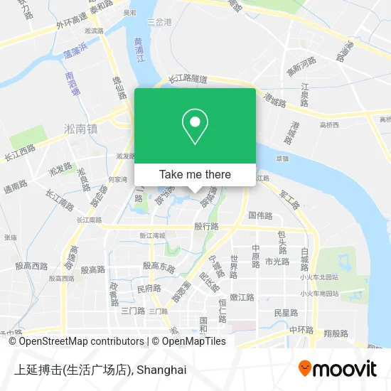 上延搏击(生活广场店) map