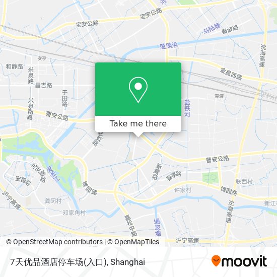 7天优品酒店停车场(入口) map