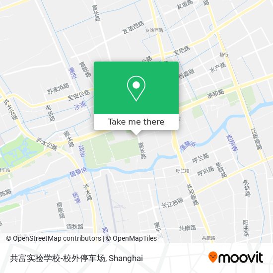 共富实验学校-校外停车场 map