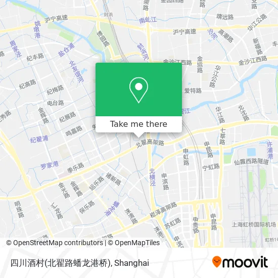四川酒村(北翟路蟠龙港桥) map
