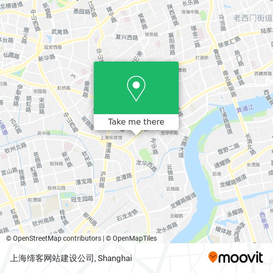 上海缔客网站建设公司 map