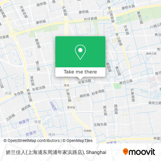 娇兰佳人(上海浦东周浦年家浜路店) map