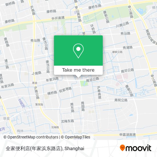 全家便利店(年家浜东路店) map