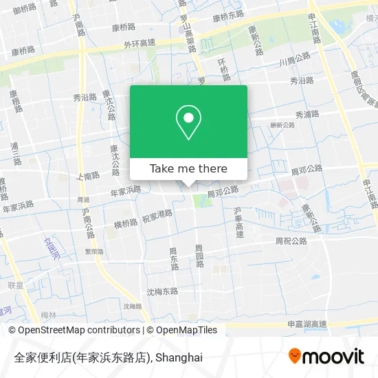 全家便利店(年家浜东路店) map