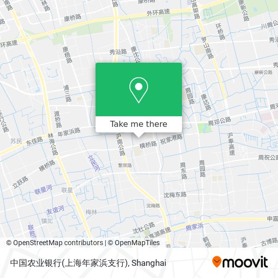 中国农业银行(上海年家浜支行) map
