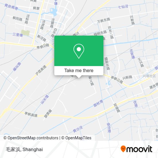 毛家浜 map