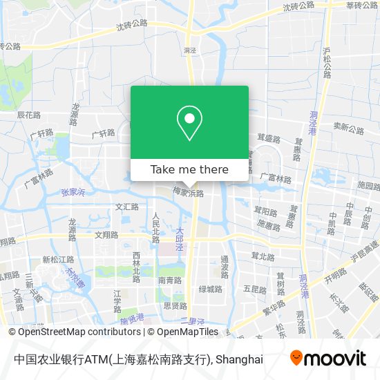 中国农业银行ATM(上海嘉松南路支行) map