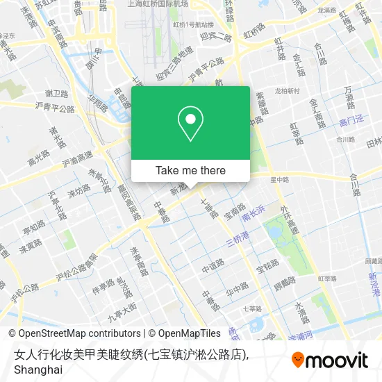 女人行化妆美甲美睫纹绣(七宝镇沪淞公路店) map