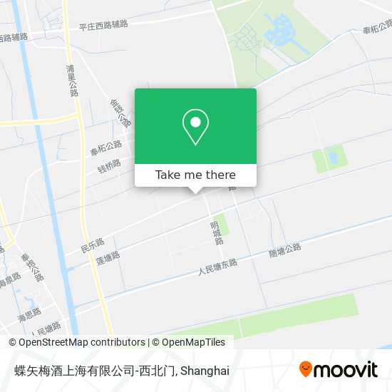 蝶矢梅酒上海有限公司-西北门 map