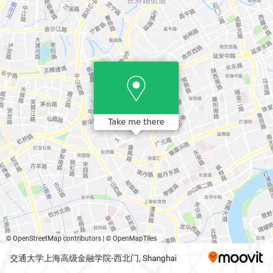 交通大学上海高级金融学院-西北门 map