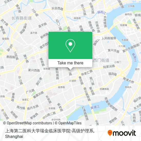 上海第二医科大学瑞金临床医学院-高级护理系 map
