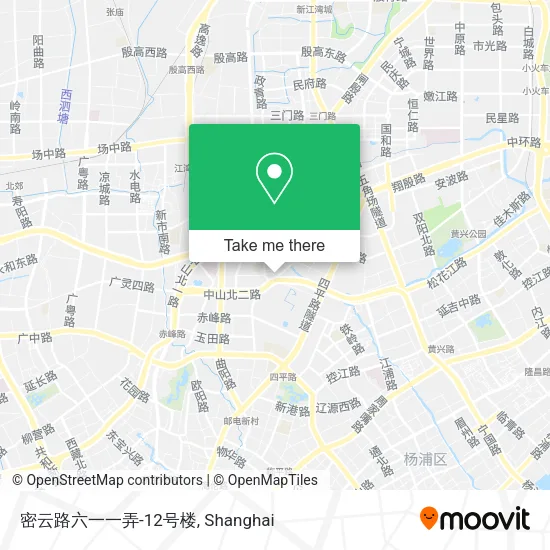 密云路六一一弄-12号楼 map