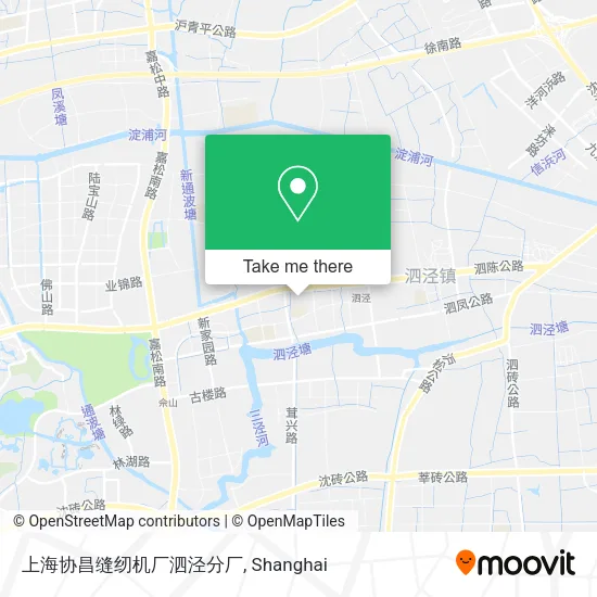 上海协昌缝纫机厂泗泾分厂 map