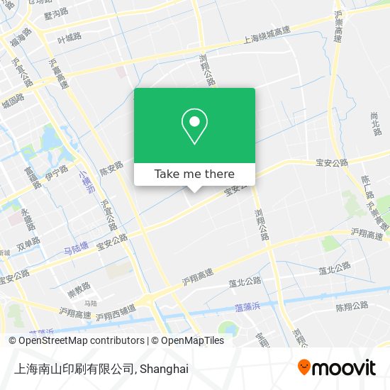 上海南山印刷有限公司 map