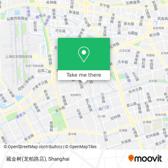 藏金树(龙柏路店) map