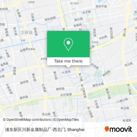 浦东新区川新金属制品厂-西北门 map