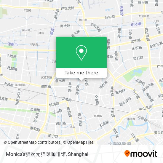 Monica's猫次元猫咪咖啡馆 map