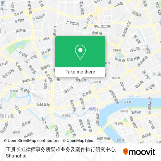 正贯长虹律师事务所疑难业务及案件执行研究中心 map