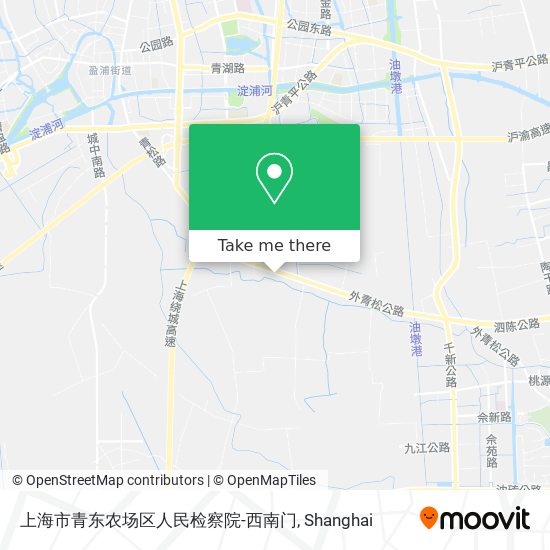 上海市青东农场区人民检察院-西南门 map