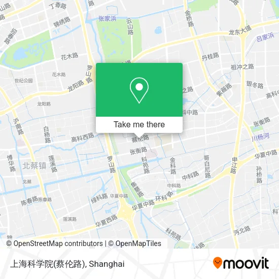 上海科学院(蔡伦路) map