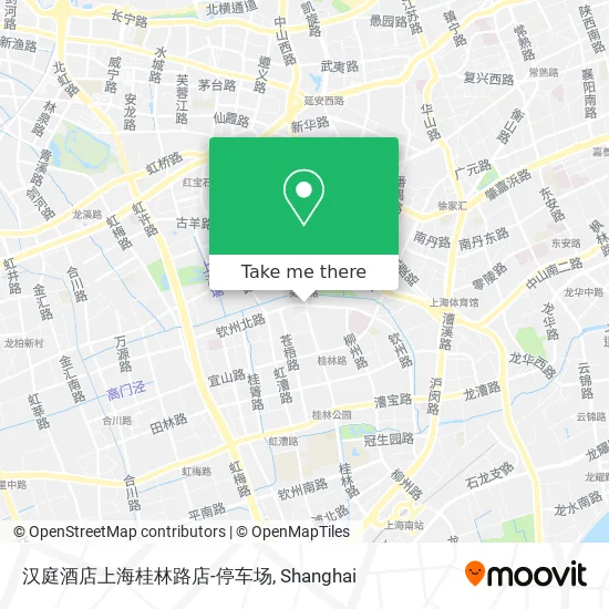 汉庭酒店上海桂林路店-停车场 map