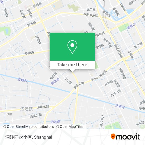 洞泾同欢小区 map