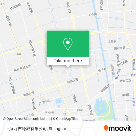 上海万吉冷藏有限公司 map