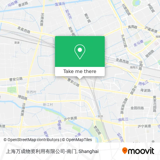 上海万成物资利用有限公司-南门 map