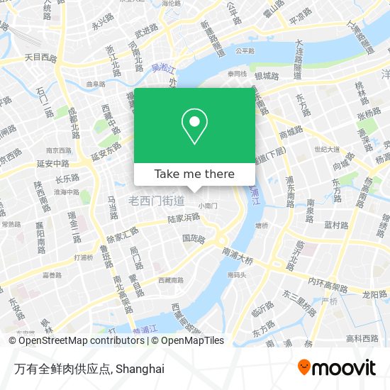 万有全鲜肉供应点 map