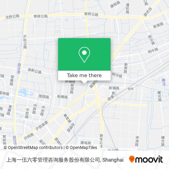 上海一伍六零管理咨询服务股份有限公司 map