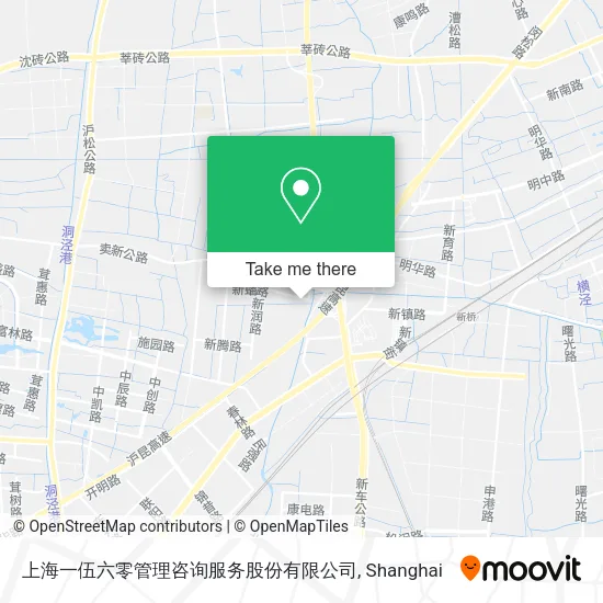 上海一伍六零管理咨询服务股份有限公司 map
