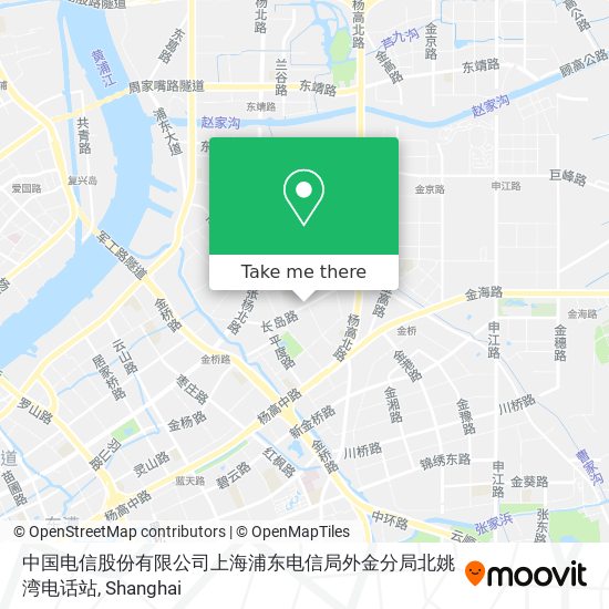 中国电信股份有限公司上海浦东电信局外金分局北姚湾电话站 map