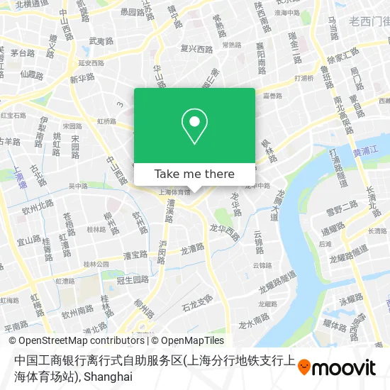 中国工商银行离行式自助服务区(上海分行地铁支行上海体育场站) map