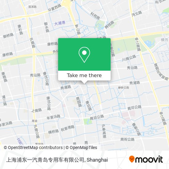 上海浦东一汽青岛专用车有限公司 map