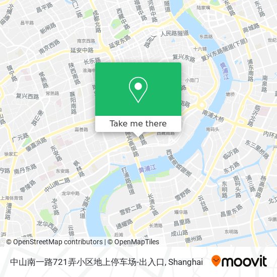 中山南一路721弄小区地上停车场-出入口 map