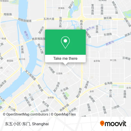 东五小区-东门 map