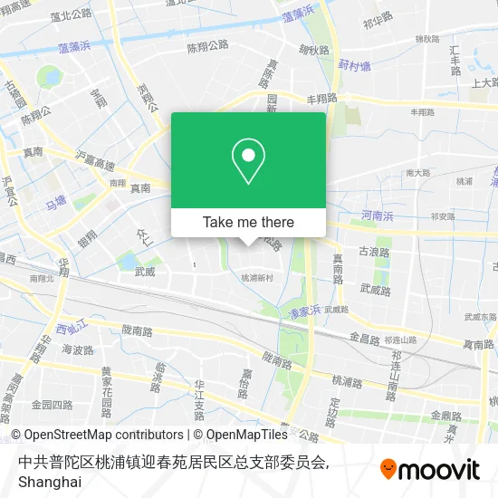 中共普陀区桃浦镇迎春苑居民区总支部委员会 map